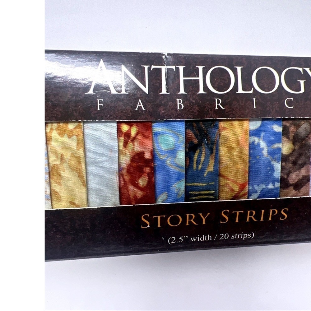 Anthology Batik Story Strips Collection – #212-125 + FREE PATTERN Combed Cotton - Picture 11 of 13
